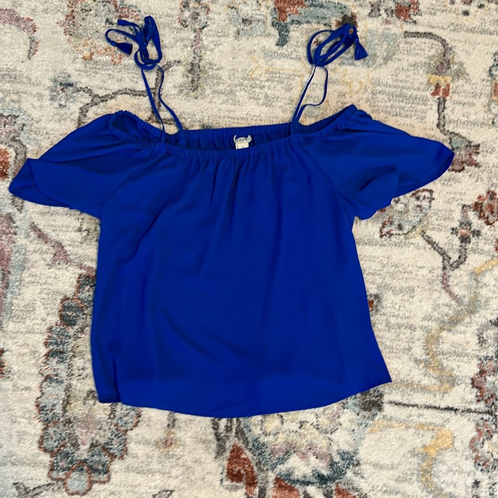 J.Crew off the shoulder top